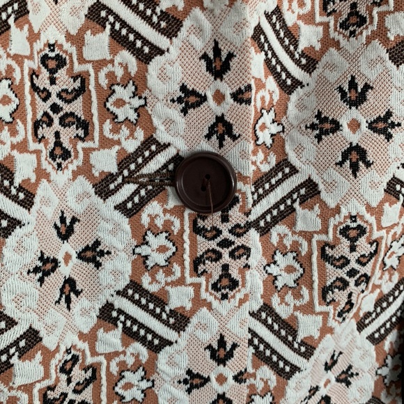 Vintage Tapestry Geometric Jacket Size Large - Picture 12 of 13